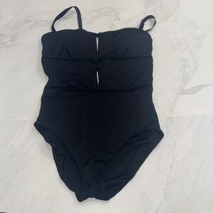 SOLID & STRIPED Midnight Black One Piece Swimsuit- never worn